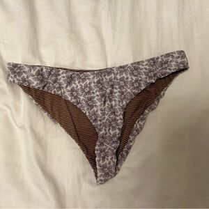 Acacia Swimwear Floral Tan Bikini Bottom